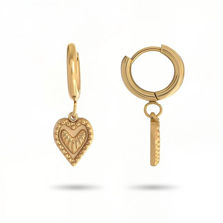 316L Stainless Steel Gold Hoop Earrings Collection price